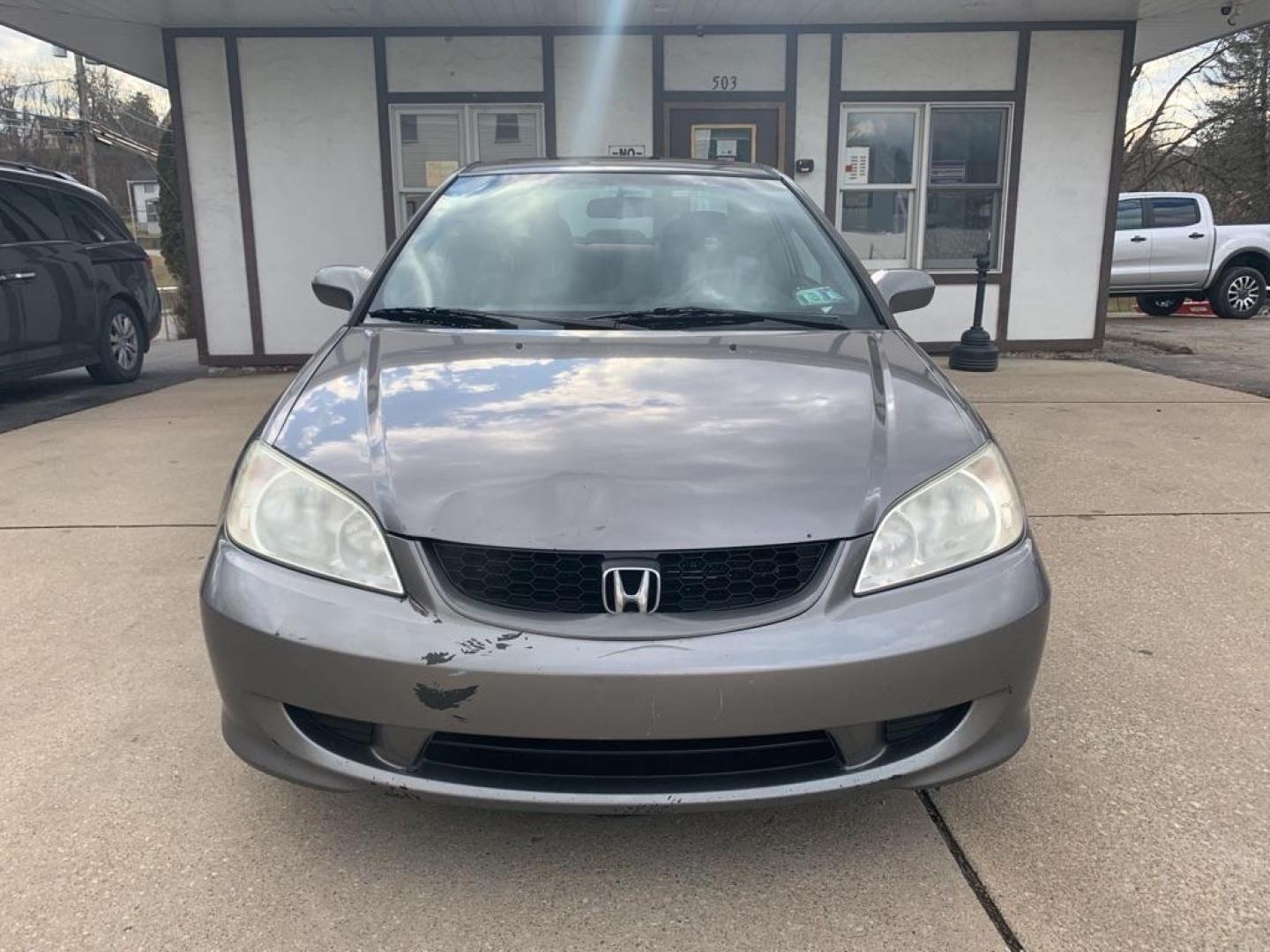 2005 GREY HONDA CIVIC EX (1HGEM21985L) with an 1.7L engine, 4-Speed Manual transmission, located at 503 First Street, Canonsburg, PA, 15317, (724) 745-0566, 40.266006, -80.178413 - Photo#7