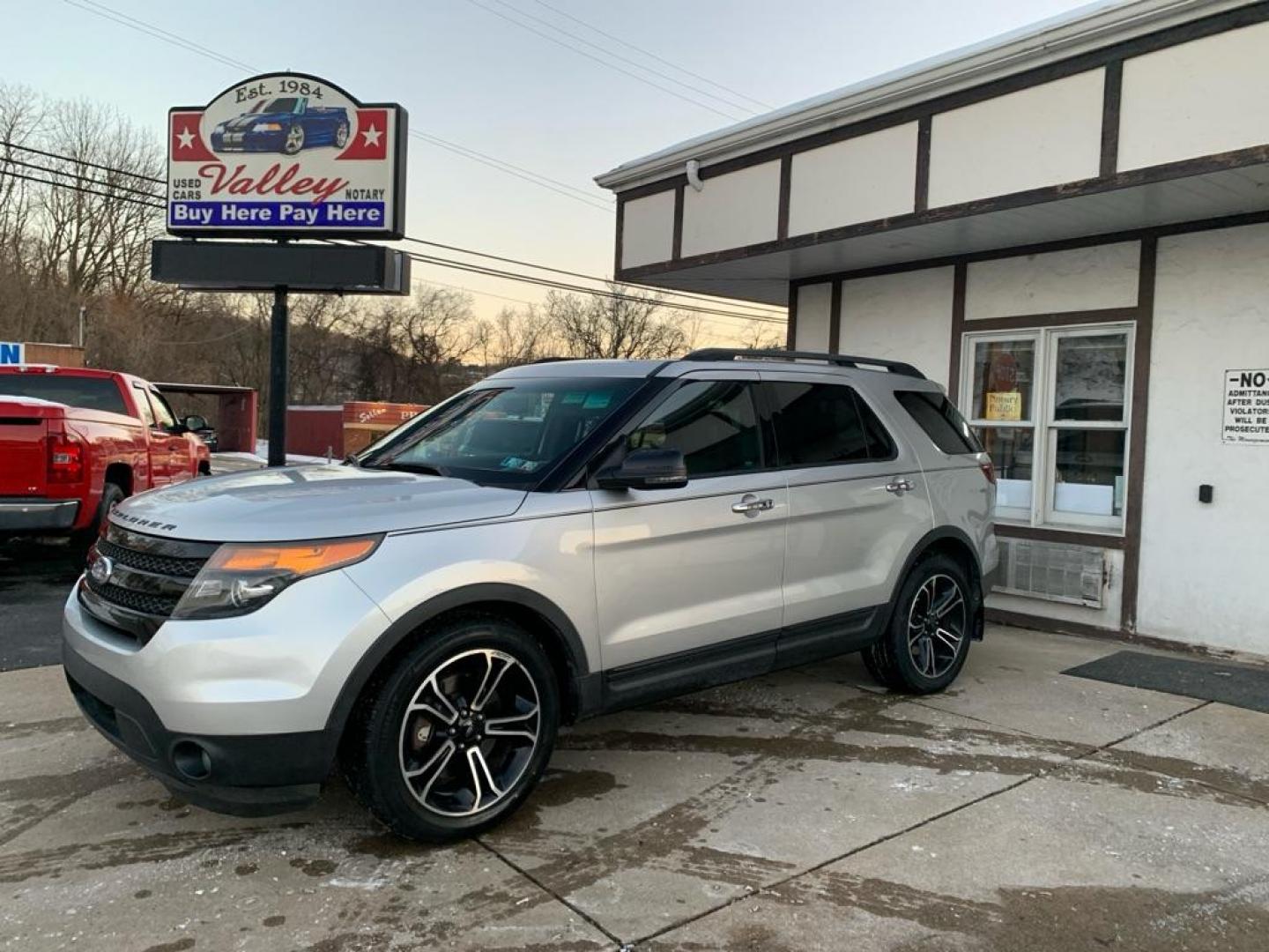2014 SILVER FORD EXPLORER SPORT (1FM5K8GT0EG) with an 3.5L engine, Automatic transmission, located at 503 First Street, Canonsburg, PA, 15317, (724) 745-0566, 40.266006, -80.178413 - Photo#0