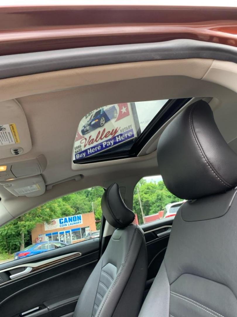 2015 MAROON FORD FUSION SE (3FA6P0T99FR) with an 2.0L engine, Automatic transmission, located at 503 First Street, Canonsburg, PA, 15317, (724) 745-0566, 40.266006, -80.178413 - Photo#22
