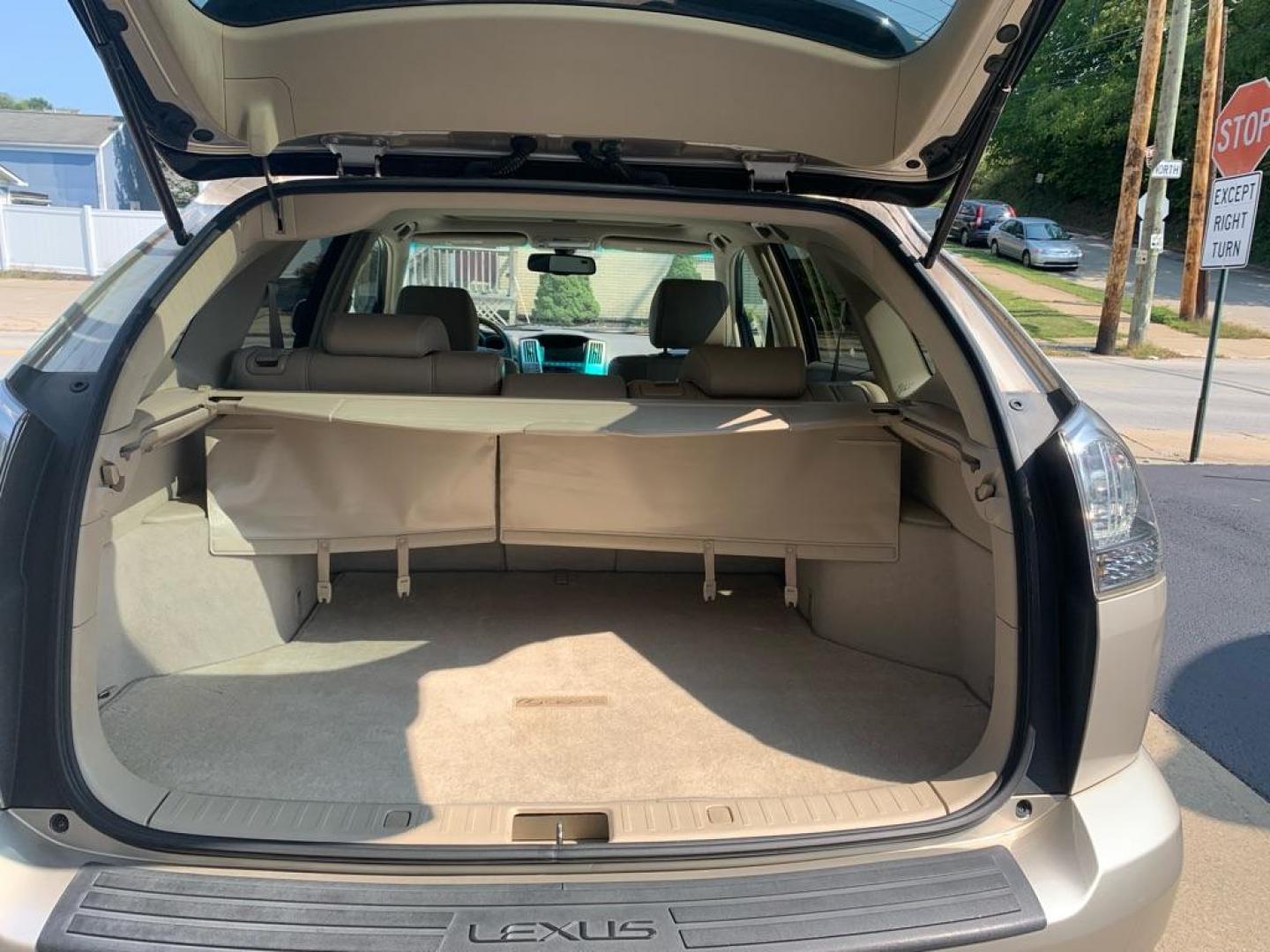 2008 GOLD LEXUS RX 350 (2T2HK31U58C) with an 3.5L engine, Automatic transmission, located at 503 First Street, Canonsburg, PA, 15317, (724) 745-0566, 40.266006, -80.178413 - Photo#14
