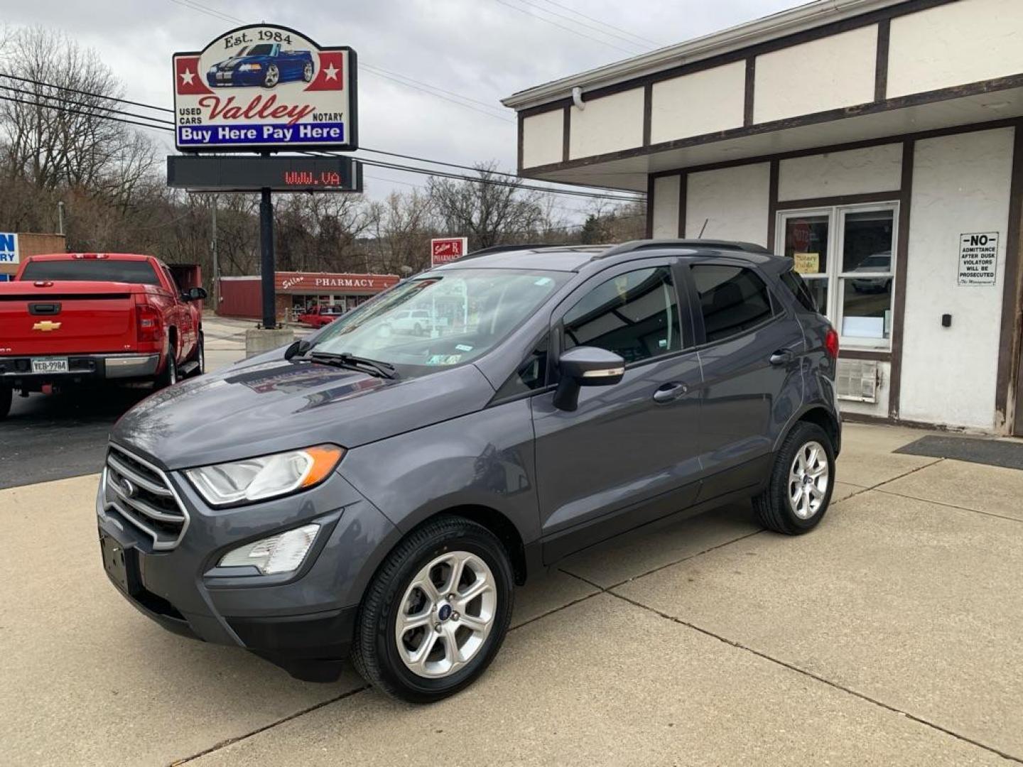 2020 GRAY FORD ECOSPORT SE (MAJ3S2GE4LC) with an 1.0L engine, Automatic transmission, located at 503 First Street, Canonsburg, PA, 15317, (724) 745-0566, 40.266006, -80.178413 - Photo#0