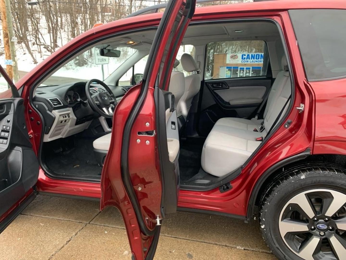 2018 RED SUBARU FORESTER 2.5I PREMIUM (JF2SJAEC0JH) with an 2.5L engine, Automatic transmission, located at 503 First Street, Canonsburg, PA, 15317, (724) 745-0566, 40.266006, -80.178413 - Photo#11