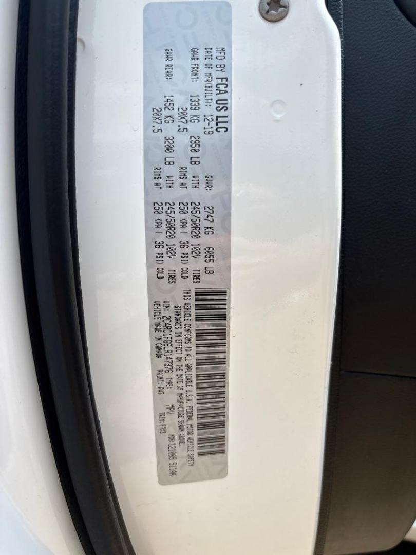 2020 WHITE CHRYSLER PACIFICA TOURING (2C4RC1FG6LR) with an 3.6L engine, Automatic transmission, located at 503 First Street, Canonsburg, PA, 15317, (724) 745-0566, 40.266006, -80.178413 - Photo#22