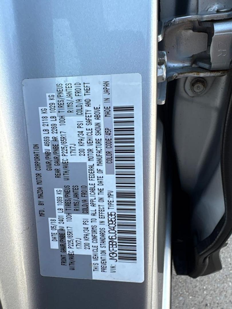 2018 SILVER MAZDA CX-5 SPORT (JM3KFBBM6J0) with an 2.5L engine, Automatic transmission, located at 503 First Street, Canonsburg, PA, 15317, (724) 745-0566, 40.266006, -80.178413 - CAR FAX AVAILABLE! 4 NEW TIRES, AM/FM/BLUETOOTH/USB, TOUCH SCREEN, PUSH START, CRUISE CONTROL, CLOTH INTERIOR WE FINANCE! FAST AND EASY APPROVALS! CALL US OR APPLY ONLINE: 724-745-0566 OFFICE WWW.USEDCARSCANONSBURGPA.COM AFTER HOURS QUESTIONS? TEXT US! 724-825-1817 - Photo#19