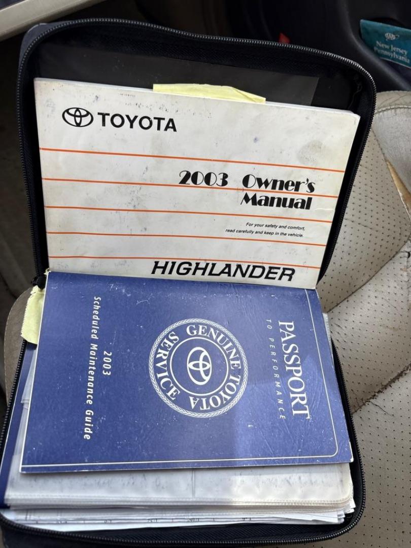 2003 GOLD TOYOTA HIGHLANDER LIMITED (JTEHF21A830) with an 3.0L engine, Automatic transmission, located at 503 First Street, Canonsburg, PA, 15317, (724) 745-0566, 40.266006, -80.178413 - CAR FAX AVAILABLE! AWD AS-IS! NO PA INSPECTION! CAUTION: CHECK ENGINE LIGHT ON! THIS VEHICLE DOES NOT QUILIFY FOR FINANCING, CASH ONLY SALE 724-745-0566 OFFICE WWW.USEDCARSCANONSBURGPA.COM AFTER HOURS QUESTIONS? TEXT US! 724-825-1817 FAQ's: Does it run? YES Will you finance this vehicle? NO - Photo#26