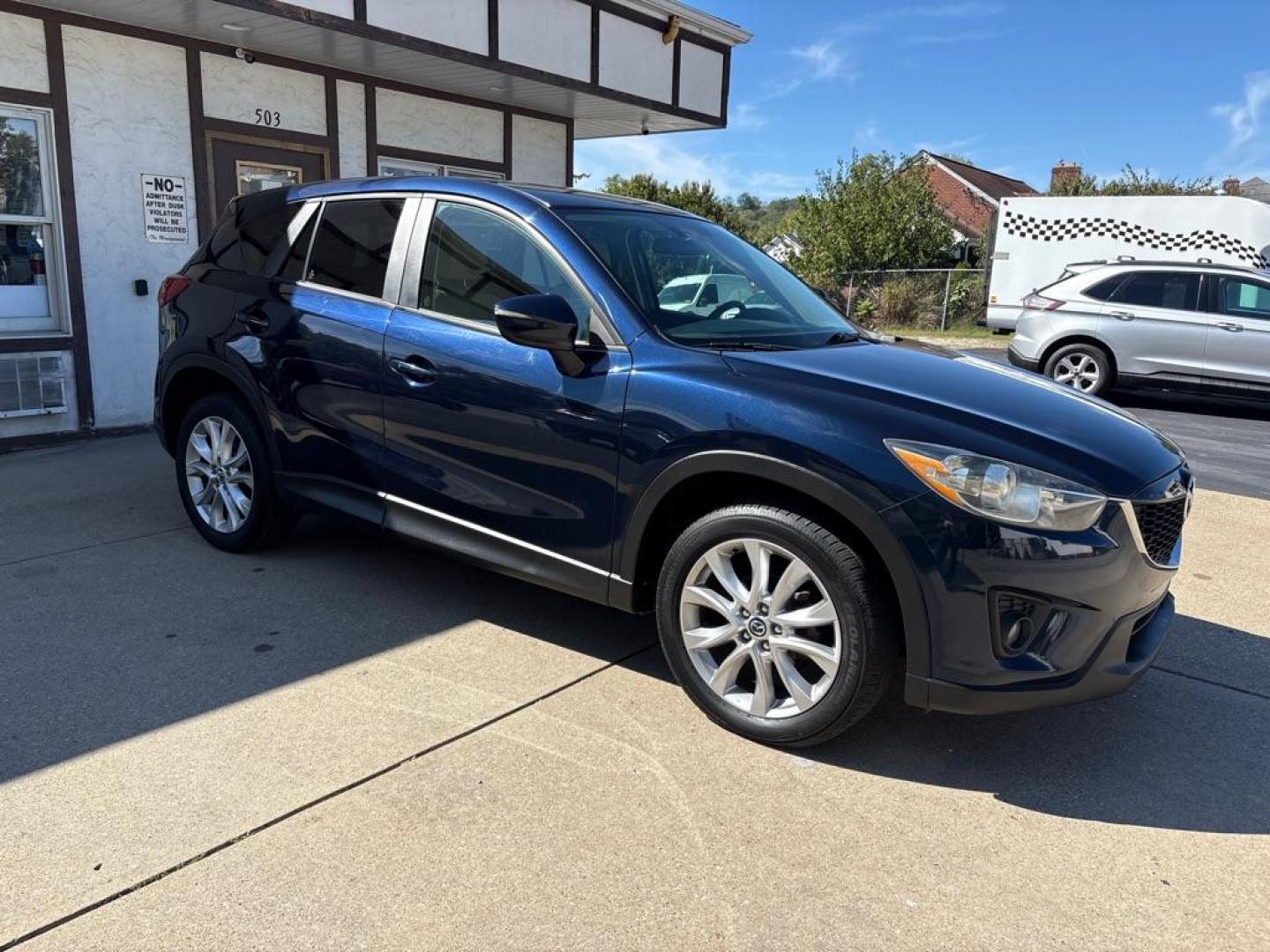 2015 BLUE MAZDA CX-5 GT (JM3KE4DY4F0) with an 2.5L engine, Automatic transmission, located at 503 First Street, Canonsburg, PA, 15317, (724) 745-0566, 40.266006, -80.178413 - Photo#6