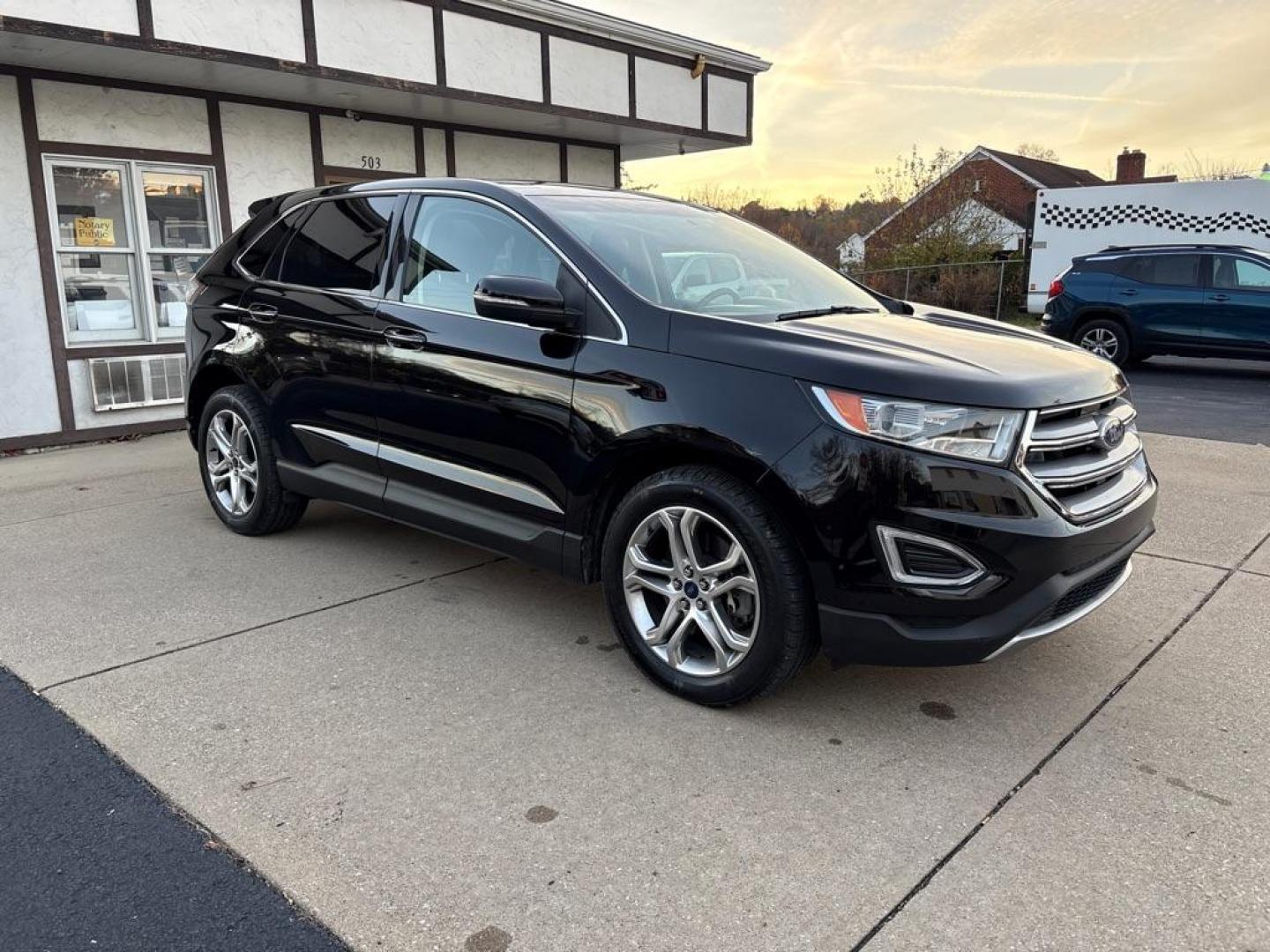 2016 BLACK FORD EDGE TITANIUM (2FMPK4K82GB) with an 3.5L engine, Automatic transmission, located at 503 First Street, Canonsburg, PA, 15317, (724) 745-0566, 40.266006, -80.178413 - Photo#6