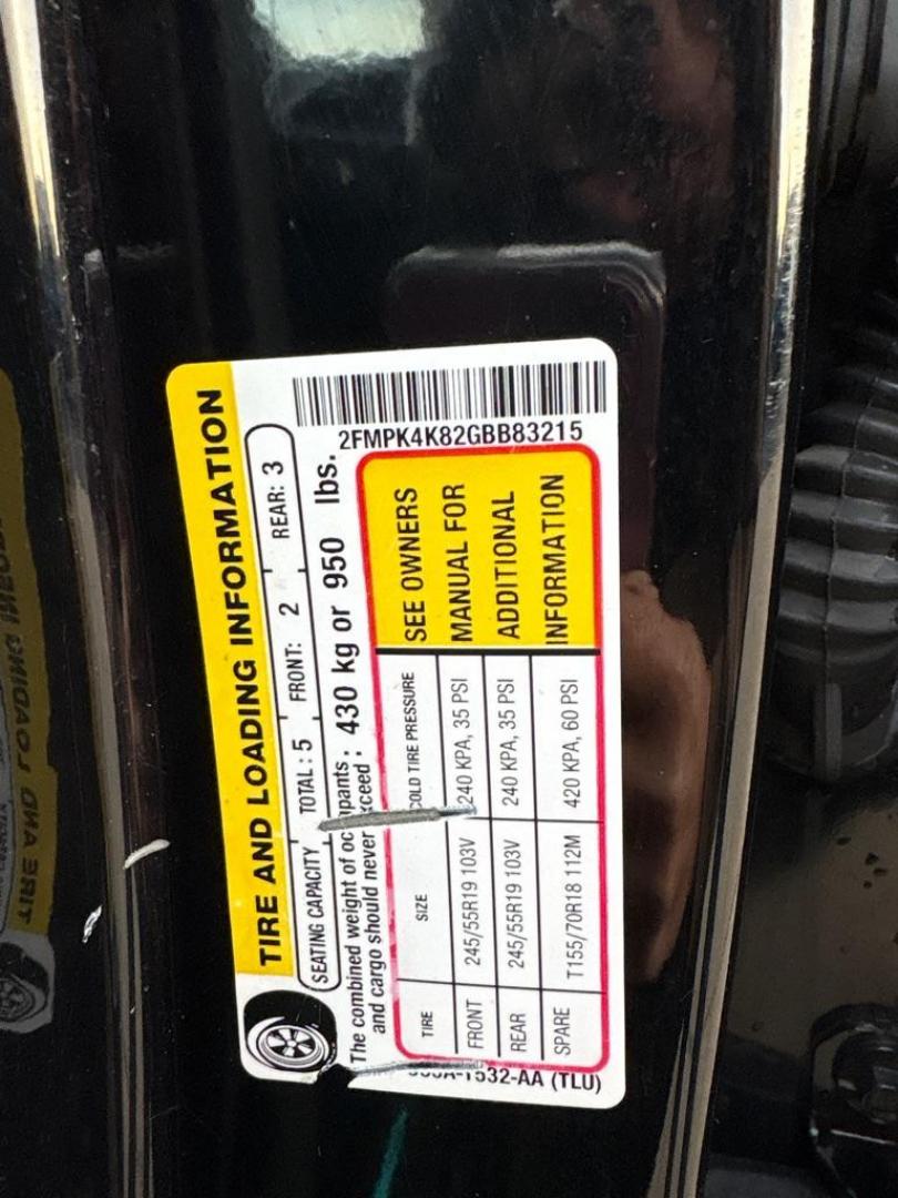 2016 BLACK FORD EDGE TITANIUM (2FMPK4K82GB) with an 3.5L engine, Automatic transmission, located at 503 First Street, Canonsburg, PA, 15317, (724) 745-0566, 40.266006, -80.178413 - Photo#15