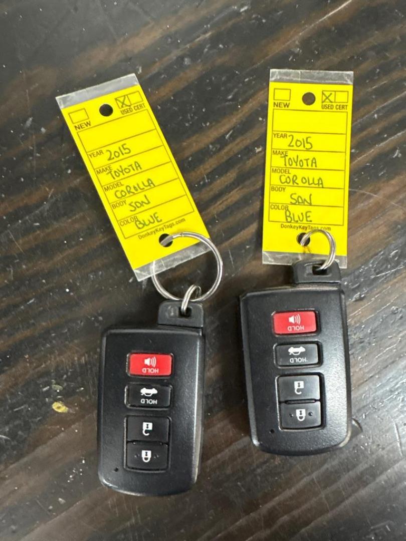 2015 BLUE TOYOTA COROLLA (5YFBURHE8FP) with an 1.8L engine, Automatic transmission, located at 503 First Street, Canonsburg, PA, 15317, (724) 745-0566, 40.266006, -80.178413 - Photo#35