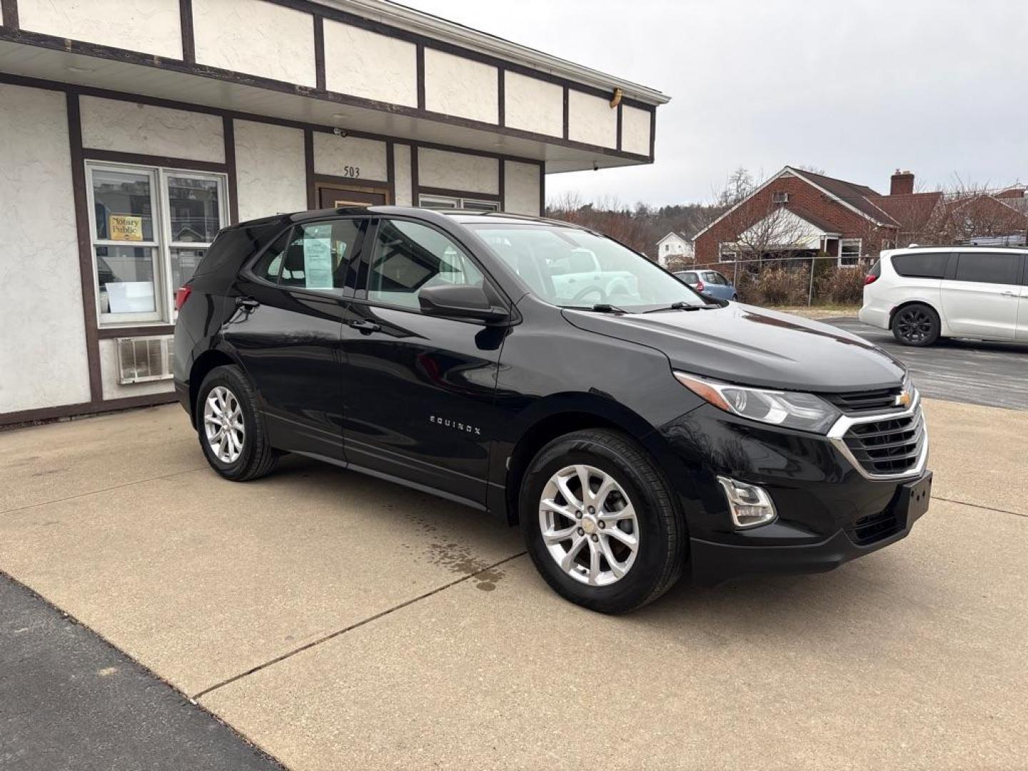 2018 BLACK CHEVROLET EQUINOX LS (3GNAXREV7JL) with an 1.5L engine, Automatic transmission, located at 503 First Street, Canonsburg, PA, 15317, (724) 745-0566, 40.266006, -80.178413 - Photo#6