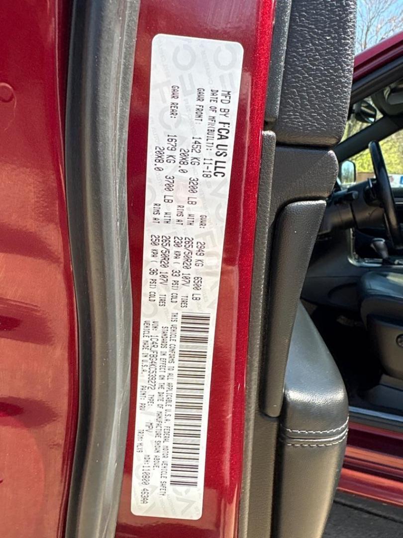 2019 MAROON JEEP GRAND CHEROKEE LIMITED (1C4RJFBG4KC) with an 3.6L engine, Automatic transmission, located at 503 First Street, Canonsburg, PA, 15317, (724) 745-0566, 40.266006, -80.178413 - Photo#22