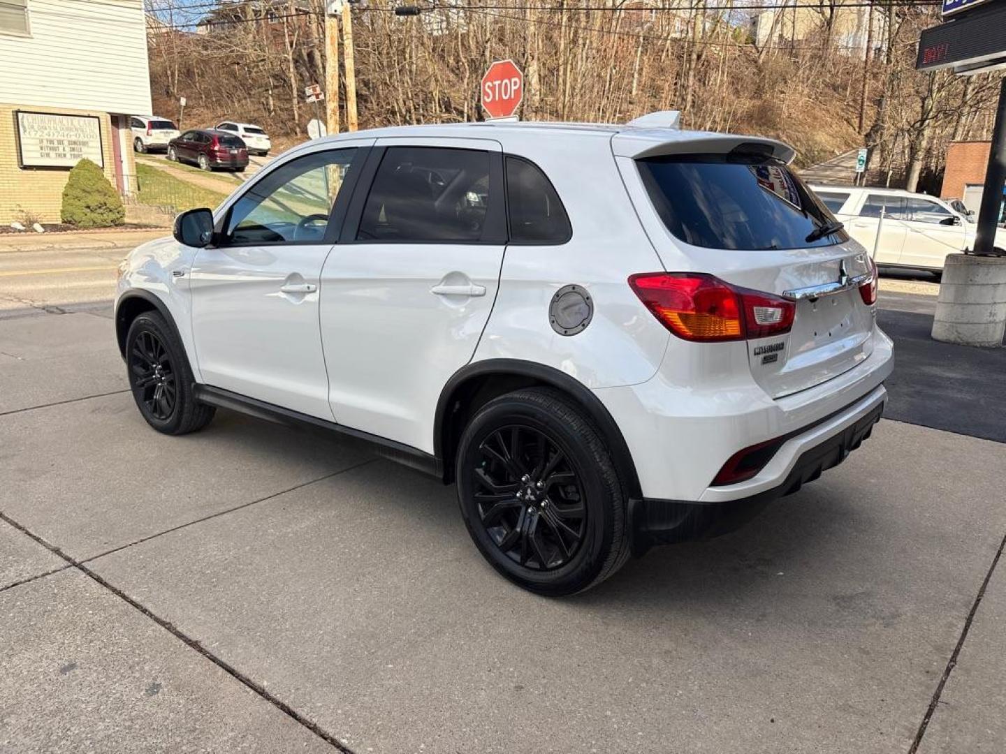 2019 WHITE MITSUBISHI OUTLANDER SPORT ES (JA4AR3AU1KU) with an 2.0L engine, Automatic transmission, located at 503 First Street, Canonsburg, PA, 15317, (724) 745-0566, 40.266006, -80.178413 - Photo#2