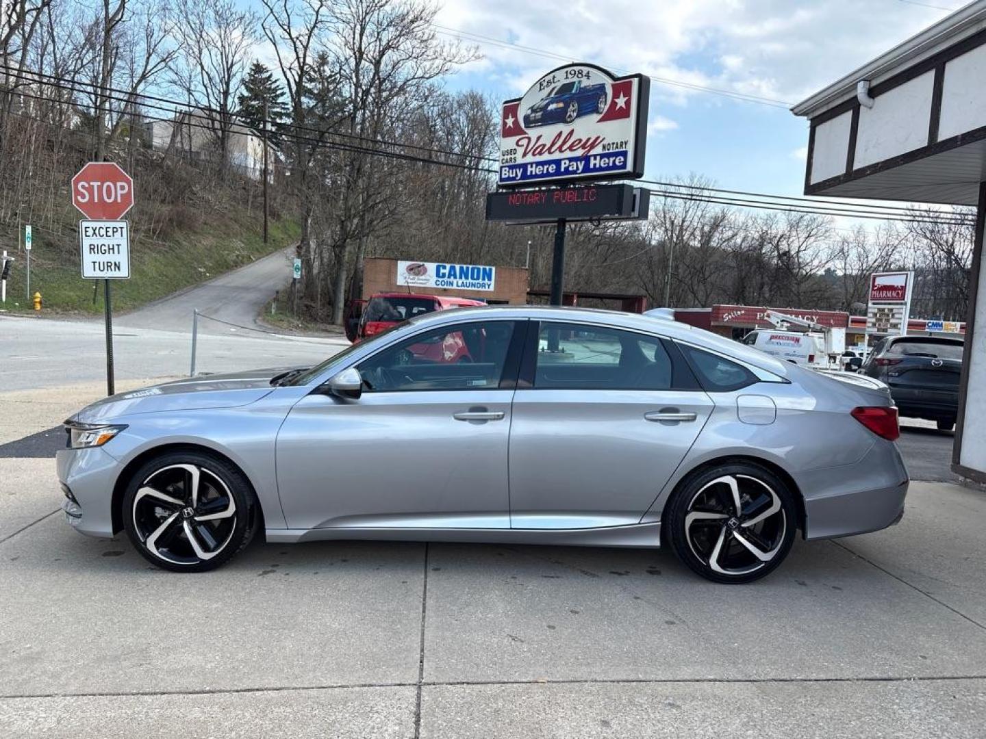 2020 SILVER HONDA ACCORD SPORT (1HGCV1F33LA) with an 1.5L engine, Continuously Variable transmission, located at 503 First Street, Canonsburg, PA, 15317, (724) 745-0566, 40.266006, -80.178413 - Photo#1