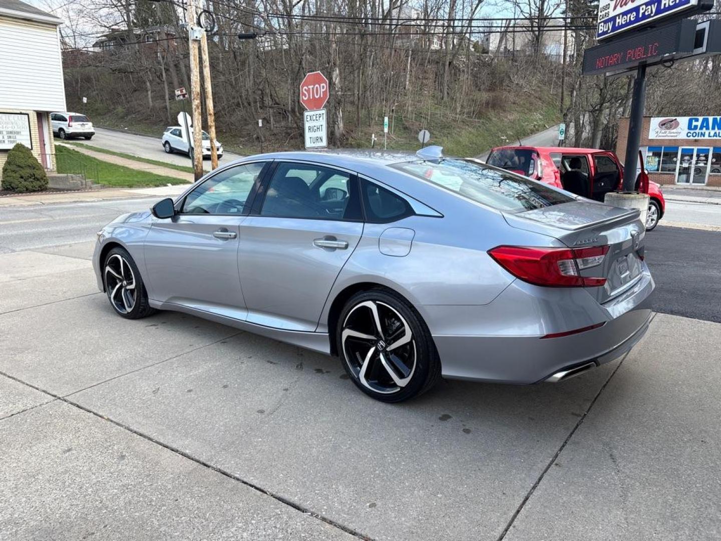 2020 SILVER HONDA ACCORD SPORT (1HGCV1F33LA) with an 1.5L engine, Continuously Variable transmission, located at 503 First Street, Canonsburg, PA, 15317, (724) 745-0566, 40.266006, -80.178413 - Photo#2