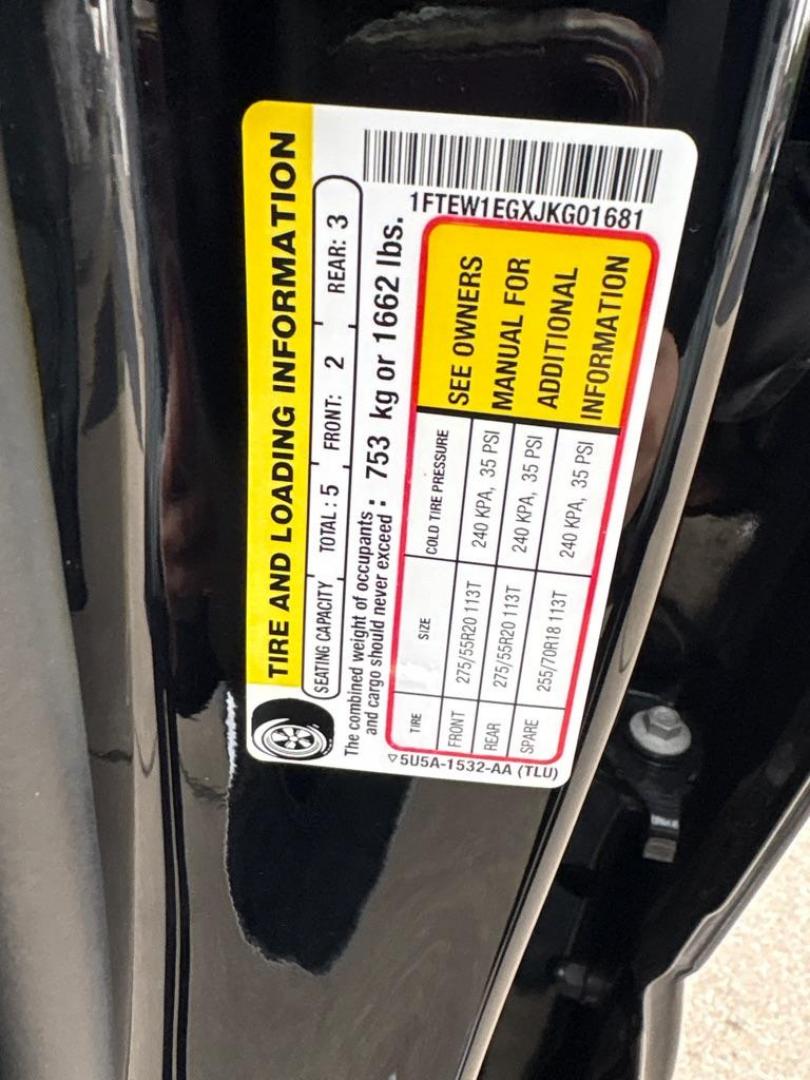 2018 BLACK FORD F150 SUPERCREW (1FTEW1EGXJK) with an 3.5L engine, Automatic transmission, located at 503 First Street, Canonsburg, PA, 15317, (724) 745-0566, 40.266006, -80.178413 - * 2 OWNER * CLEAN CARFAX * 4WD * LOCKING TAILGATE * REMOTE START * BACK UP CAMERA * SUPER CLEAN * TOW PACKAGE W/ INTEGRATED TRAILER BRAKE * NAVIGATION * SPRAY IN BED LINER WE FINANCE! APPLY ONLINE: WWW.USEDCARSCANONSBURGPA.COM CALL US: 724-745-0566 TEXT US: 724-825-1817 - Photo#23