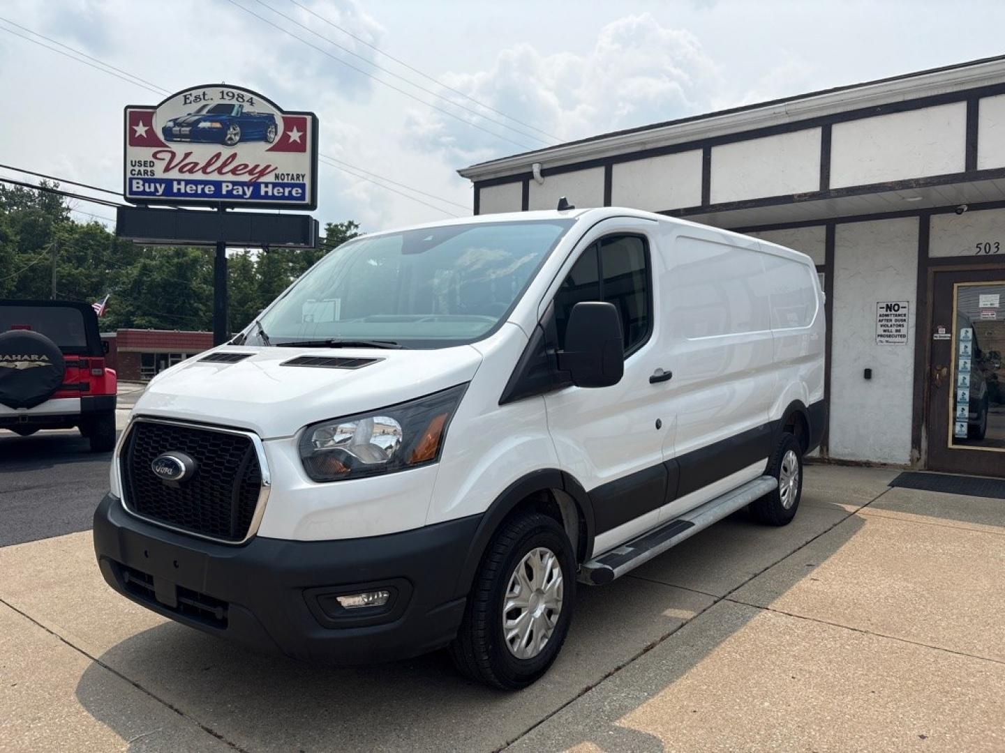 2025 WHITE FORD TRANSIT T-250 (1FTBR1Y8XSK) with an 3.5L engine, Automatic transmission, located at 503 First Street, Canonsburg, PA, 15317, (724) 745-0566, 40.266006, -80.178413- Photo#0