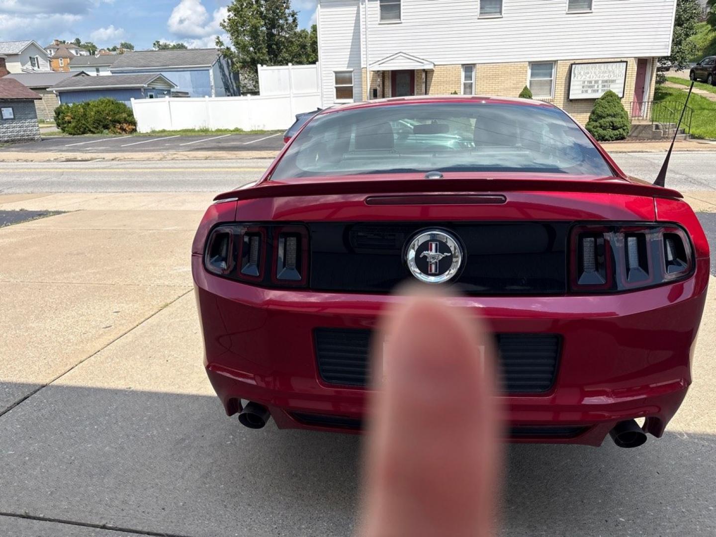 2013 RED FORD MUSTANG (1ZVBP8AM8D5) with an 3.7L engine, Automatic transmission, located at 503 First Street, Canonsburg, PA, 15317, (724) 745-0566, 40.266006, -80.178413- Photo#3