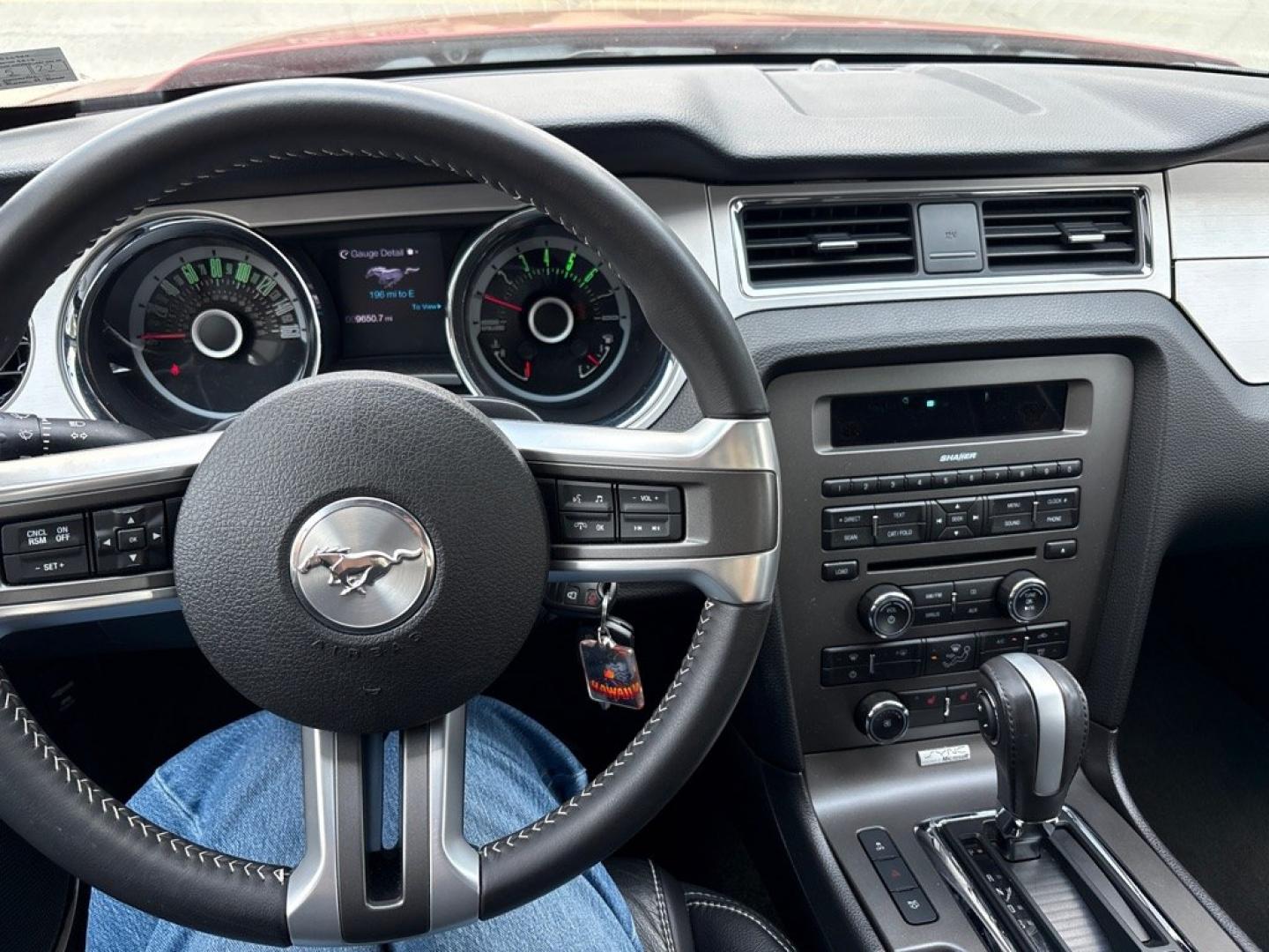 2013 RED FORD MUSTANG (1ZVBP8AM8D5) with an 3.7L engine, Automatic transmission, located at 503 First Street, Canonsburg, PA, 15317, (724) 745-0566, 40.266006, -80.178413- Photo#24
