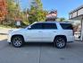2015 WHITE GMC YUKON DENALI (1GKS2CKJ3FR) with an 6.2L engine, Automatic transmission, located at 503 First Street, Canonsburg, PA, 15317, (724) 745-0566, 40.266006, -80.178413 - THIS VEHICLE IS UNDER CONSIGNMENT CLEAN CAR FAX! ONE OWNER! SUPER CLEAN! MUST SEE! BOSE SURROUND SOUND 3RD ROW 2ND ROW CAPTAIN CHAIRS REAR ENTERTAINMENT TOW PACKAGE SUNROOF HEATED LEATHER SEATS NAVIGATION REAR VIEW CAMERA TRI-ZONE CLIMATE CONTROL WIRELESS CHARGING REMOTE START POWE- Photo#1