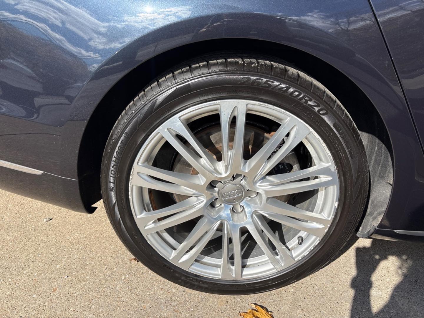 2015 BLUE AUDI A8 L QUATTRO (WAU32AFD8FN) with an 4.0L engine, Automatic transmission, located at 503 First Street, Canonsburg, PA, 15317, (724) 745-0566, 40.266006, -80.178413- Photo#11