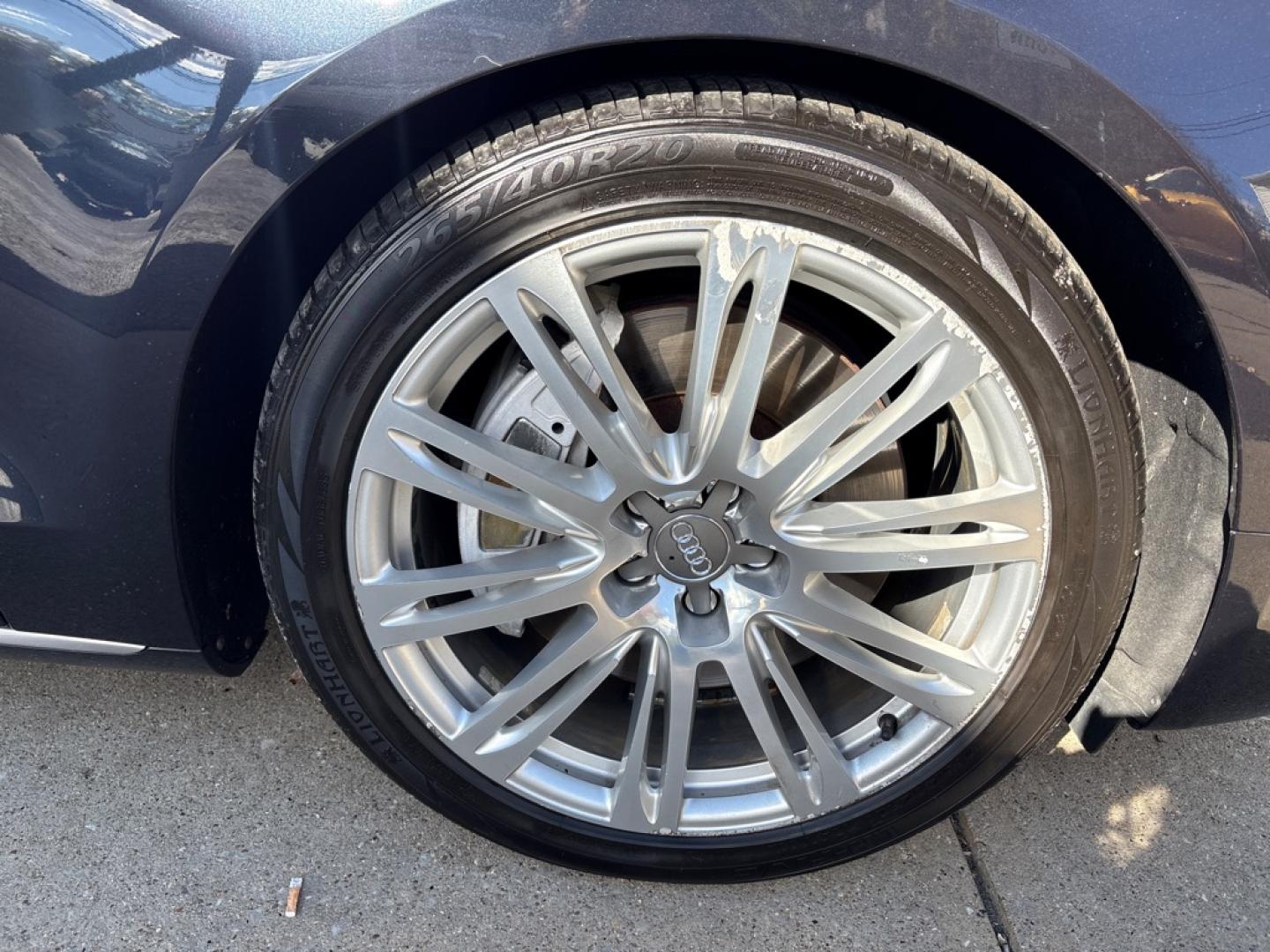 2015 BLUE AUDI A8 L QUATTRO (WAU32AFD8FN) with an 4.0L engine, Automatic transmission, located at 503 First Street, Canonsburg, PA, 15317, (724) 745-0566, 40.266006, -80.178413- Photo#12