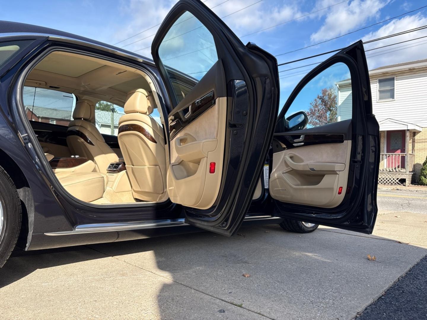 2015 BLUE AUDI A8 L QUATTRO (WAU32AFD8FN) with an 4.0L engine, Automatic transmission, located at 503 First Street, Canonsburg, PA, 15317, (724) 745-0566, 40.266006, -80.178413- Photo#13
