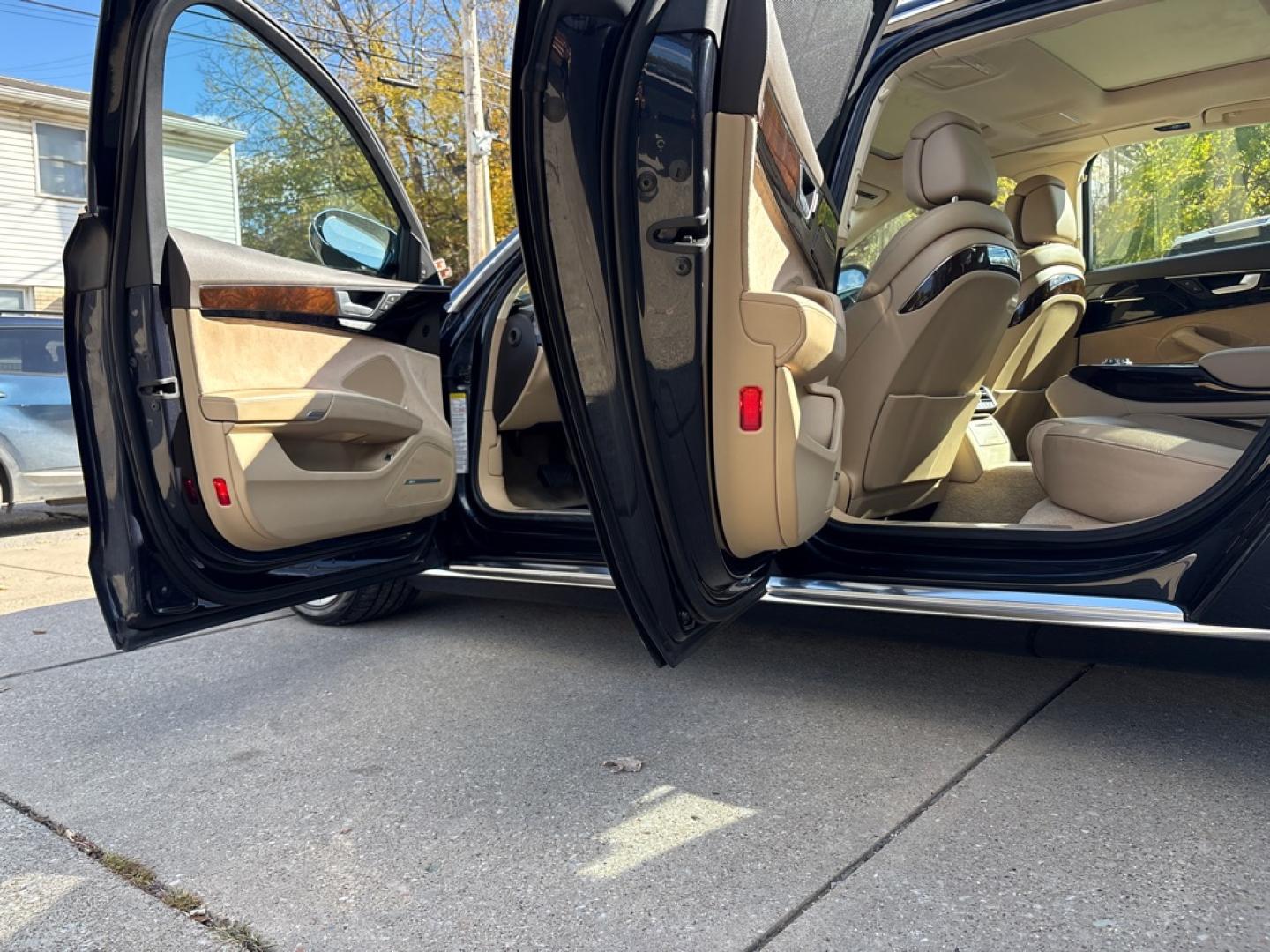 2015 BLUE AUDI A8 L QUATTRO (WAU32AFD8FN) with an 4.0L engine, Automatic transmission, located at 503 First Street, Canonsburg, PA, 15317, (724) 745-0566, 40.266006, -80.178413- Photo#16