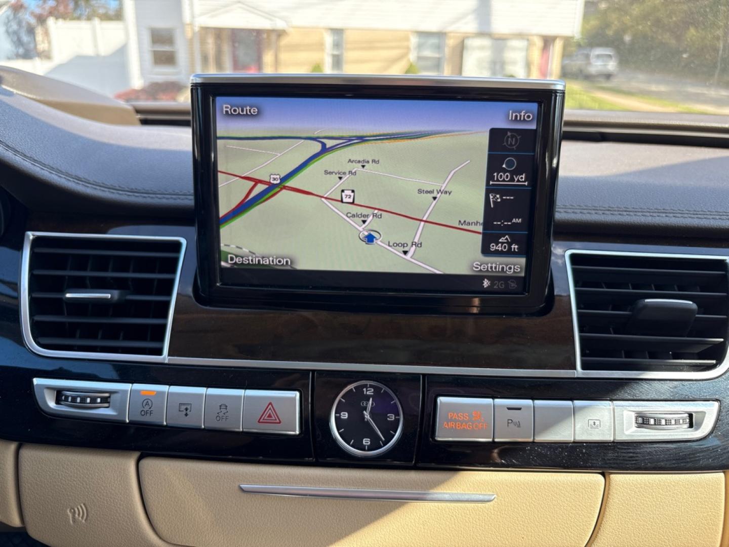 2015 BLUE AUDI A8 L QUATTRO (WAU32AFD8FN) with an 4.0L engine, Automatic transmission, located at 503 First Street, Canonsburg, PA, 15317, (724) 745-0566, 40.266006, -80.178413- Photo#24