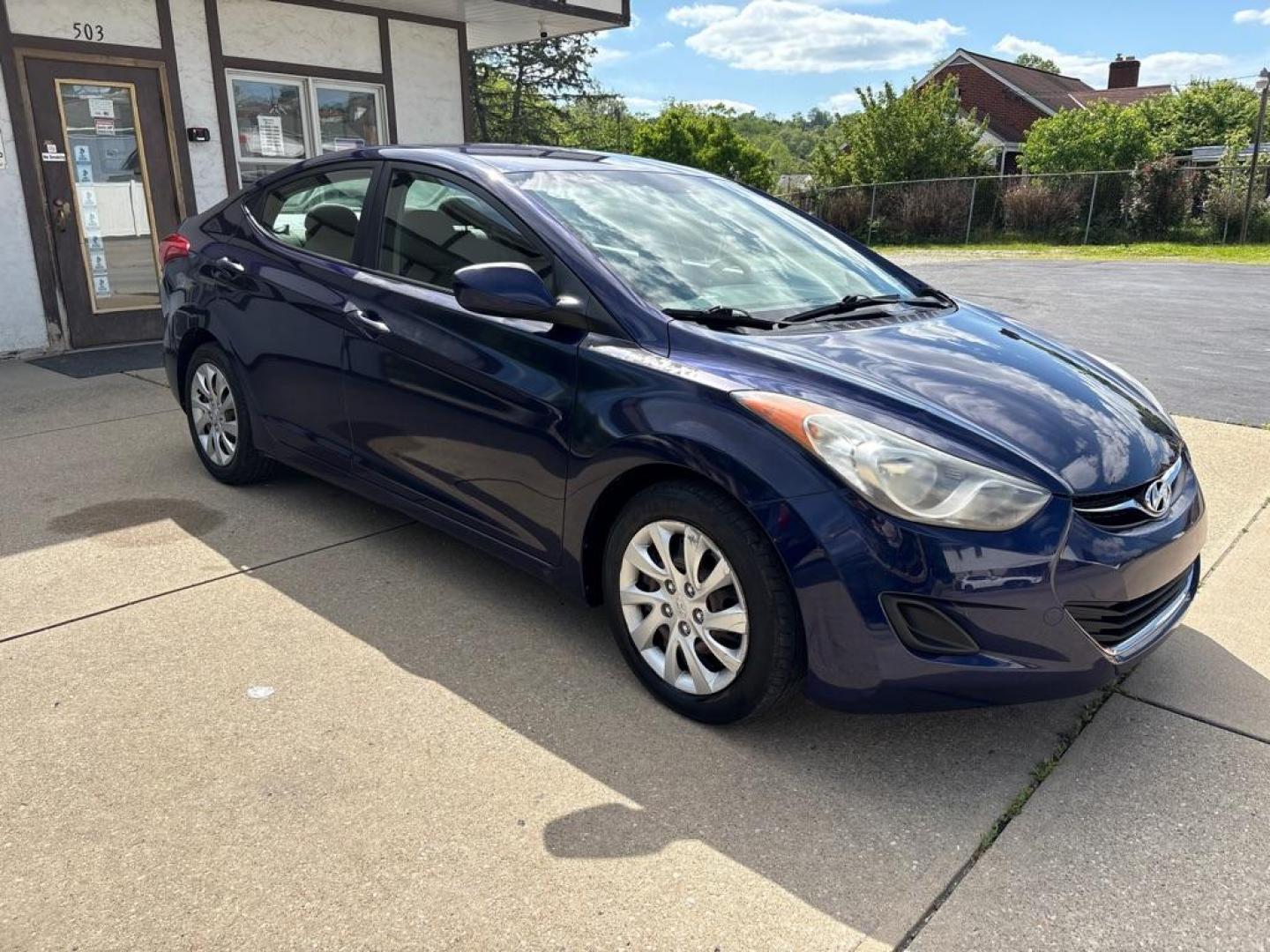2011 BLUE HYUNDAI ELANTRA GLS (5NPDH4AE1BH) with an 1.8L engine, Automatic transmission, located at 503 First Street, Canonsburg, PA, 15317, (724) 745-0566, 40.266006, -80.178413 - Photo#6