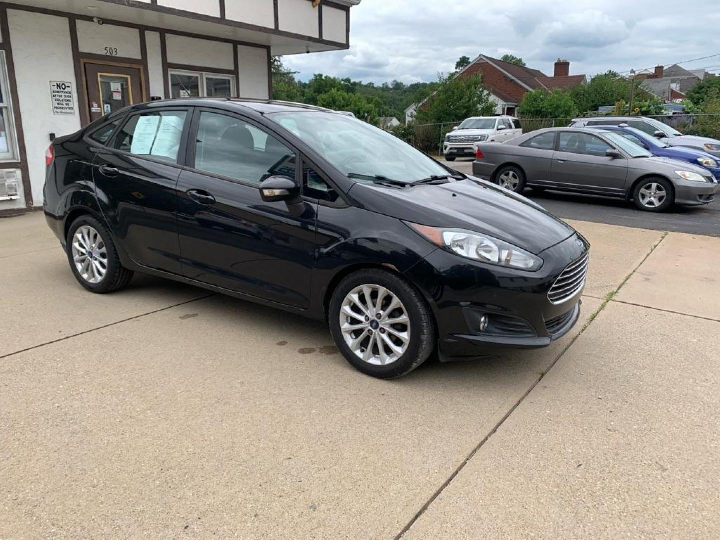 2014 BLACK FORD FIESTA SE (3FADP4BJ7EM) with an 1.6L engine, Automatic transmission, located at 503 First Street, Canonsburg, PA, 15317, (724) 745-0566, 40.266006, -80.178413 - Photo#6